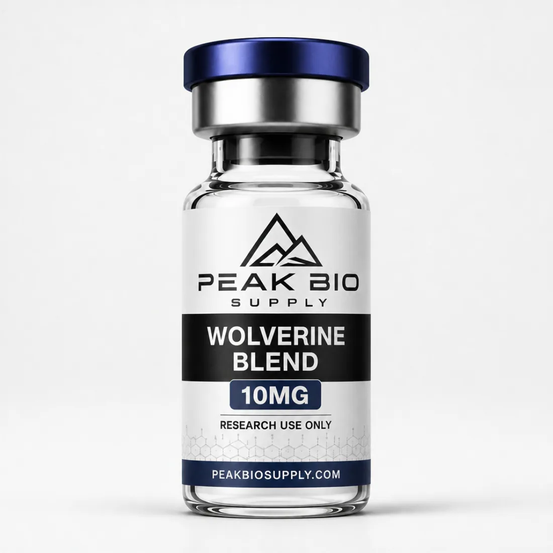 Peak Bio Supply BPC-157 / TB-500 research peptide vial