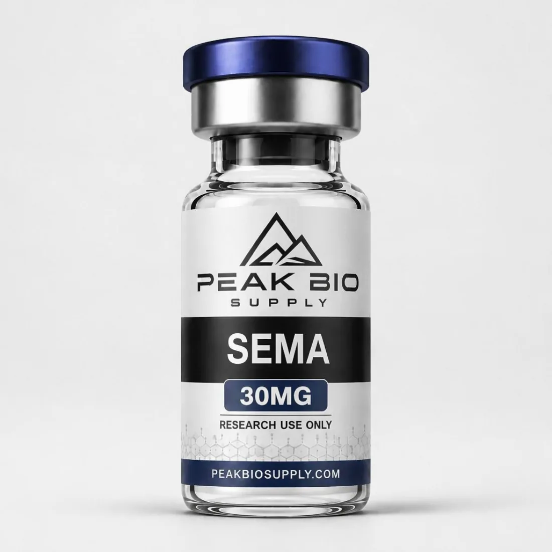 Peak Bio Supply Sema research peptide vial
